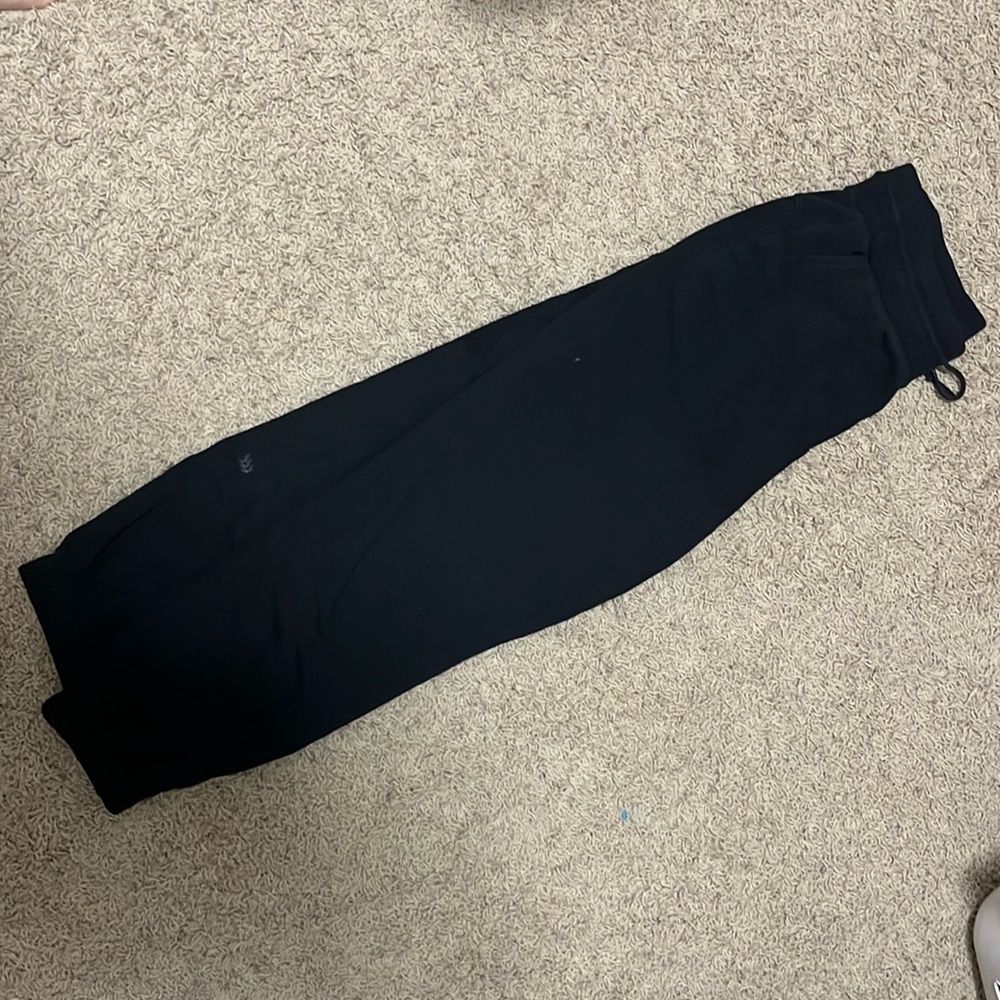 black joggers